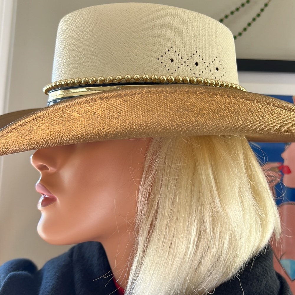 BAMBOO MADE HIGH FASHION HAT. S.7 ARLOP - Picture 2 of 7